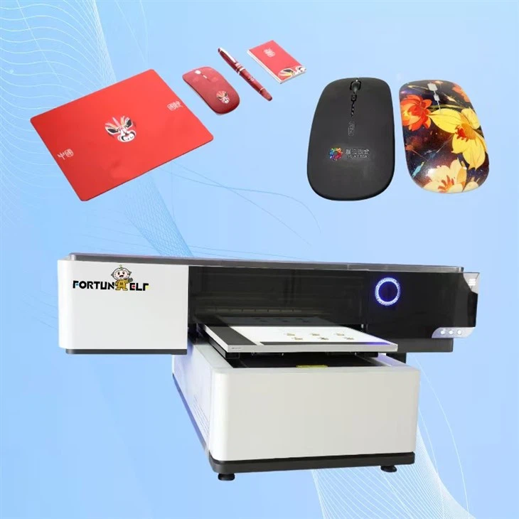 Multifunction Phone Case Wood Bottle LED Flatbed 6090 UV Printer
